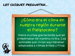 Ficha didáctica sobre el clima en el Pleistoceno