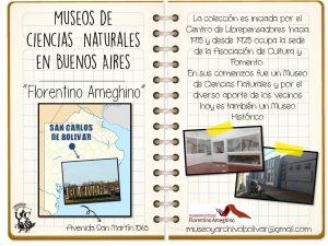 Ficha del Museo Florentino Ameghino de San Carlos de Bolívar.