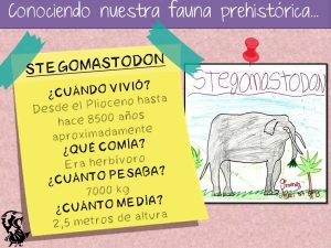Ficha didáctica del Stegomastodon