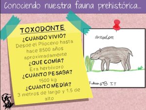 Ficha didáctica del toxodonte