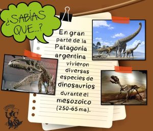 Ficha didáctica sobre los dinosaurios en Argentina